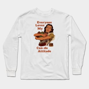 Can-do Attitude Long Sleeve T-Shirt